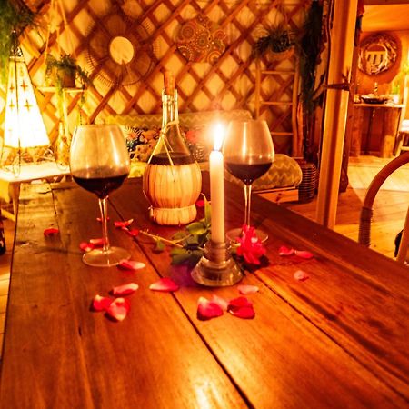 2 CUORI E 1 YURTA Glamping in Tuscany Asciano Bagian luar foto