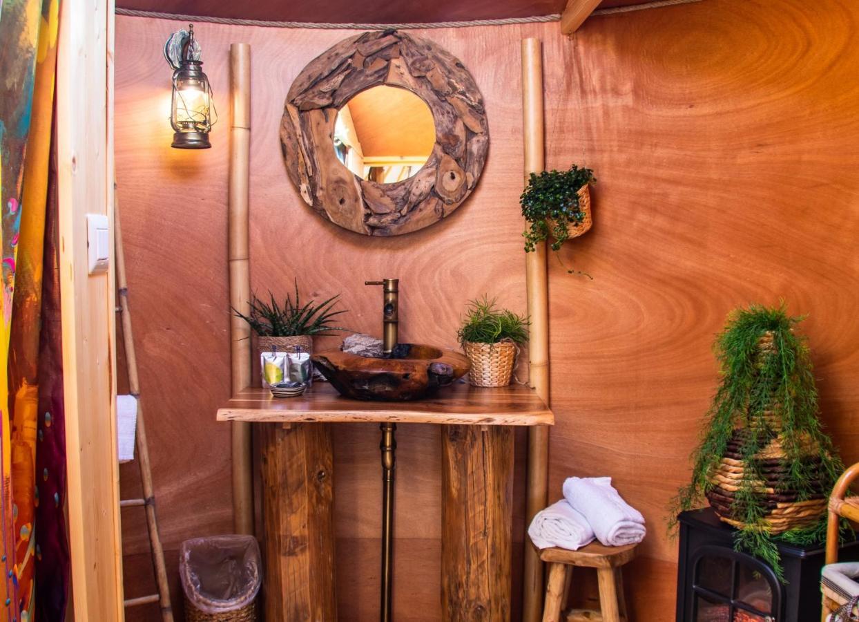2 CUORI E 1 YURTA Glamping in Tuscany Asciano Bagian luar foto