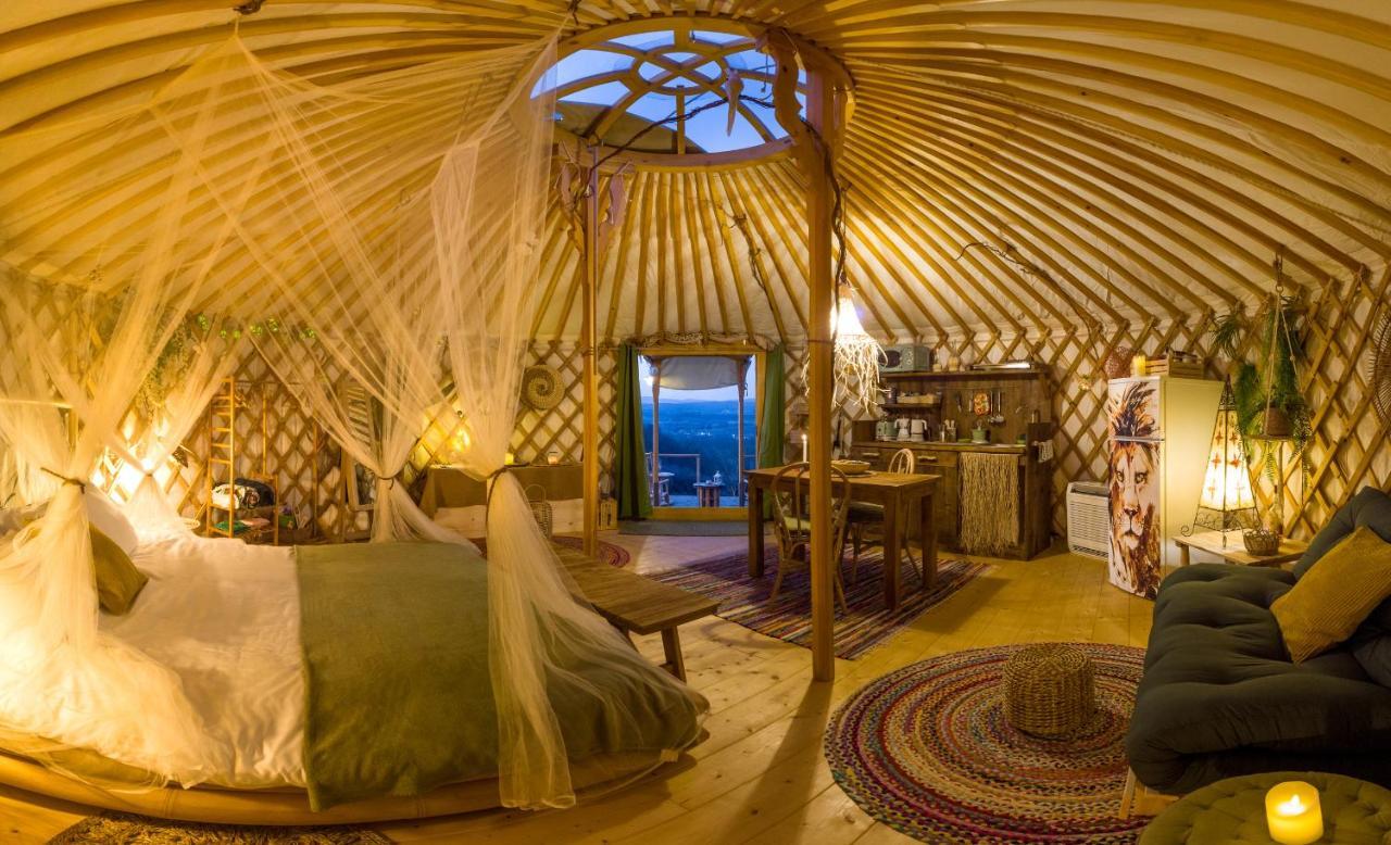 2 CUORI E 1 YURTA Glamping in Tuscany Asciano Bagian luar foto