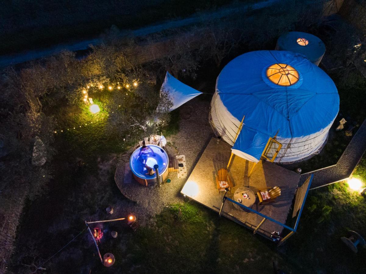 2 CUORI E 1 YURTA Glamping in Tuscany Asciano Bagian luar foto