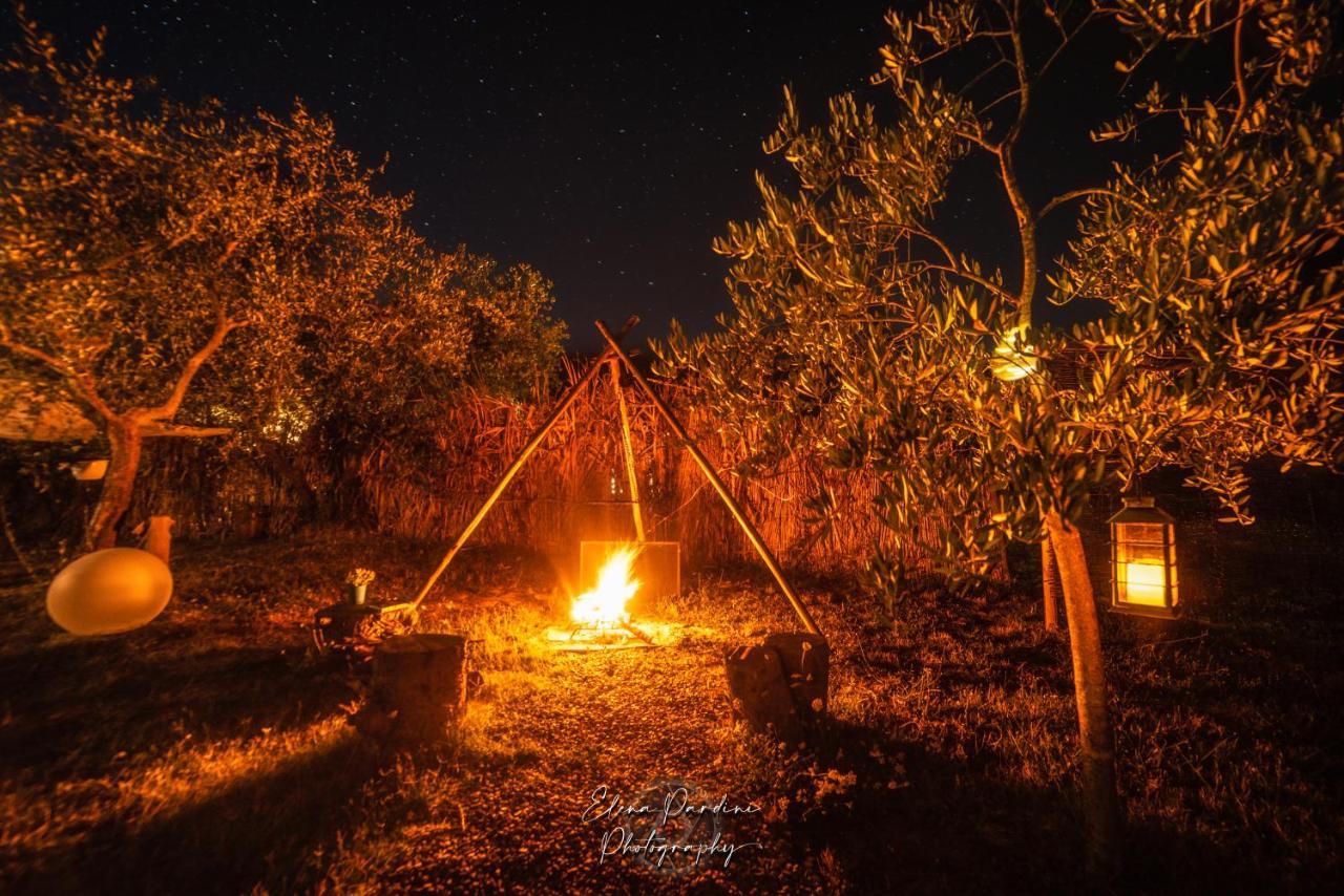 2 CUORI E 1 YURTA Glamping in Tuscany Asciano Bagian luar foto