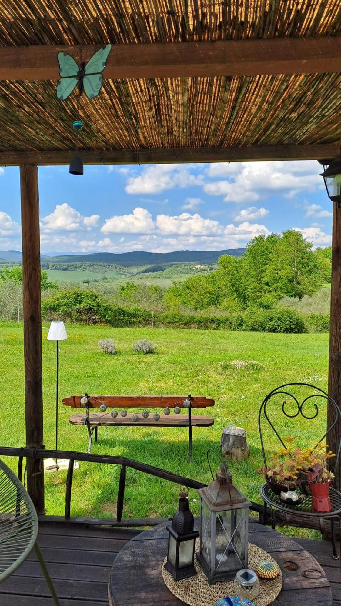 2 CUORI E 1 YURTA Glamping in Tuscany Asciano Bagian luar foto